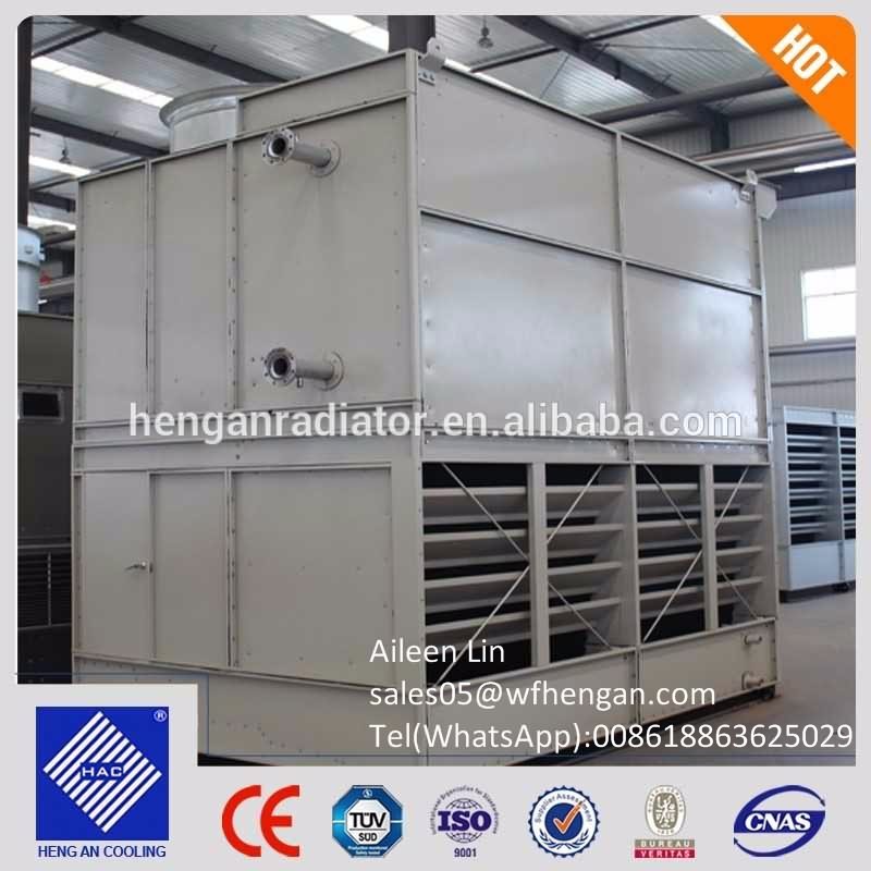 Cheap ammonia evaporative condenser for cold room
