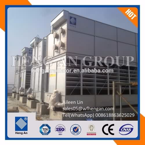 Cheap ammonia evaporative condenser for cold room