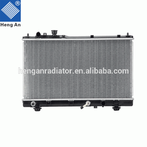 Aluminium core plastic tanks brazed car radiator