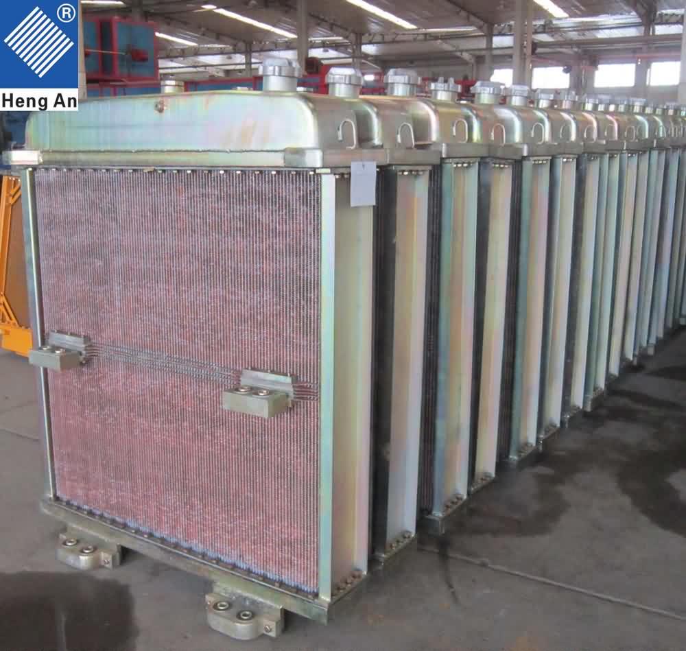 China manufacturing copper brass bolted connection radiator for engine cooling system
