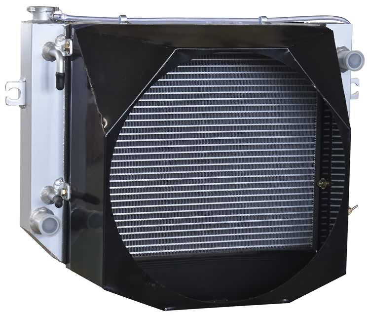 Hot selling Aluminum bar plate tube fin heat exchanger cooling Screw water oil radiator by China radiators manufacturer