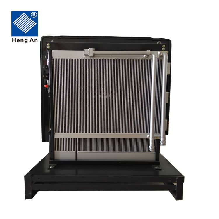 Bar plate design aluminum radiator heat exchanger for oil-water combined cooling from China factory with cheap price