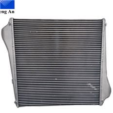 Brazed Bar Plate Intercooler aluminum radiator fin air cooler standard truck radiator for Volvo Truck