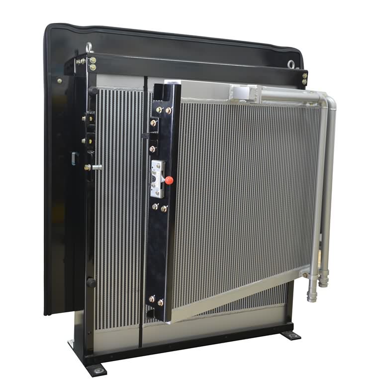 High Efficiency hydraulic oil cooler for excavator and air intercooler aluminum radiator by China manufactures