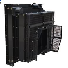 Vertical Remote Copper core Diesel Genset Radiator For Cummins Engine QSK60-G13