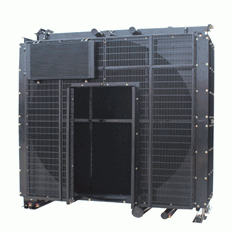 Vertical Remote Copper core Diesel Genset Radiator For Cummins Engine QSK60-G13