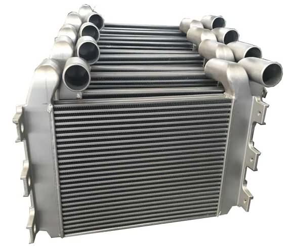 china turbo intercooler core aluminum intercooler for JAC truck