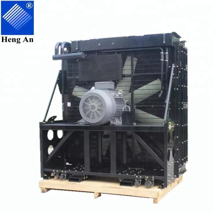 Top generator water tank cooling aluminum copper radiator