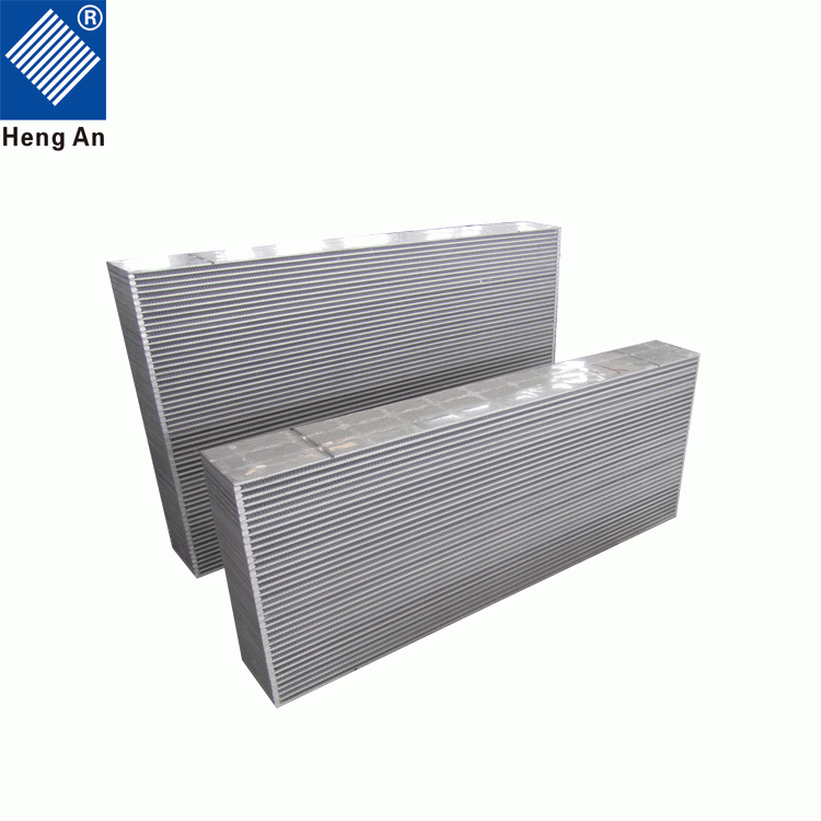 Custom make aluminum intercooler radiator core for trucks HOWO and SUBARU