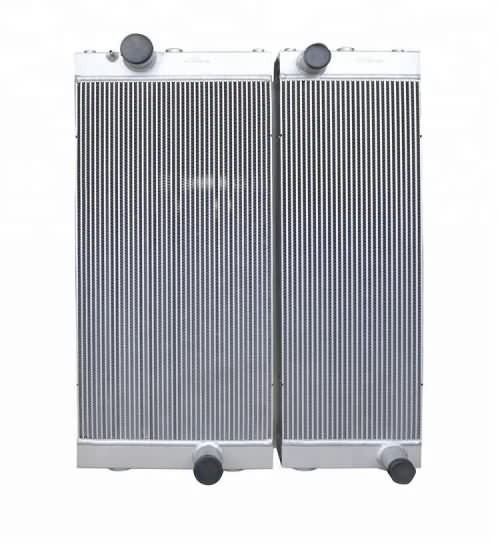 Series of Horizontal flow oil aluminum radiator for engineering equipment