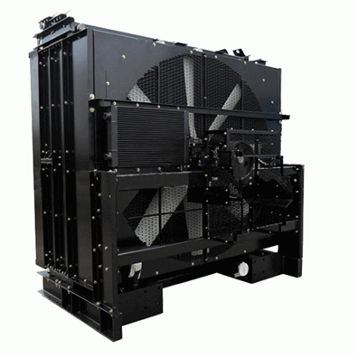 Vertical Remote Copper core Diesel Genset Radiator For Cummins Engine QSK60-G13