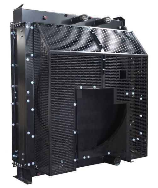 Durable Cheap KTA18 KTA19 series copper aluminum tube diesel generator sets hot water radiator for Commins engine for sale