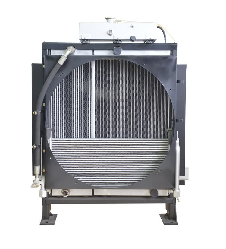 Multifunction 4 core mounting bulldozer radiators with oil cooler for sale