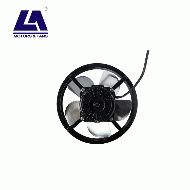 AC single phase 4 pole 1350RPM display chiller fan motor