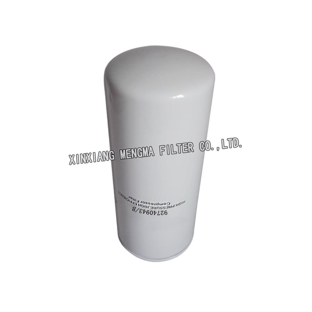 China Top Factory Alternative Ingersoll Rand lube oil filter 92740943/B