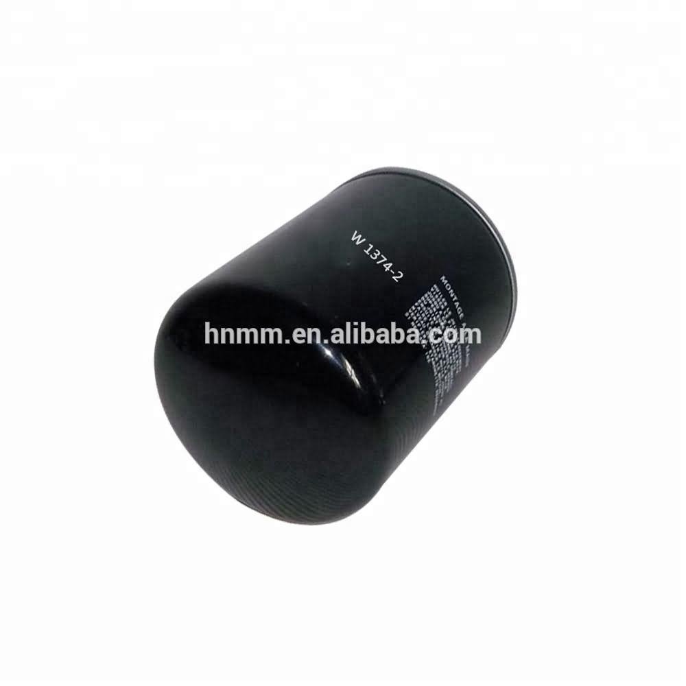 Hot Sale High Quality Mann Compressor Replacement lube <font color='red'>Oil</font> <font color='red'>Filter</font> Element W1374/<font color='red'>2</font>