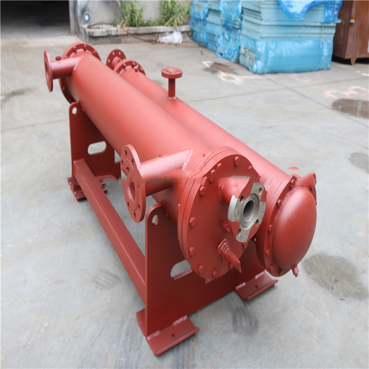 heat exchange with shell and tube condender and evaporator