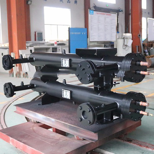 heat exchange with shell and tube condender and evaporator