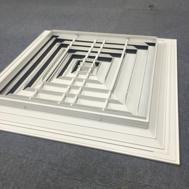 HAVC Ventilation T Bar Supply Air Ceiling Square Diffuser - Coowor.com