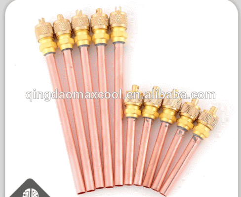 Freezer refrigeration 1/4 access valve charging valve