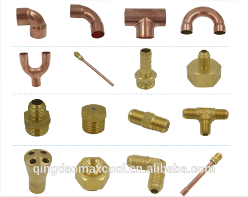 Copper Fitting Tripod With Ring And Without Ring For Air Conditioners