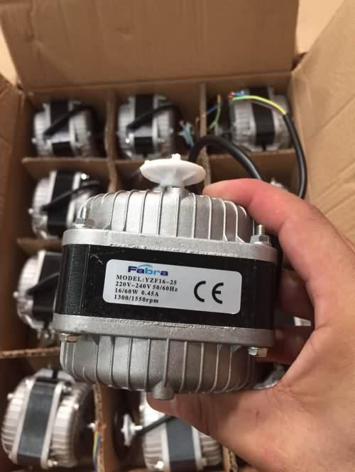 refrigerator fan motor/shaded pole motors/copper winding shaded pole motor for refrigerator