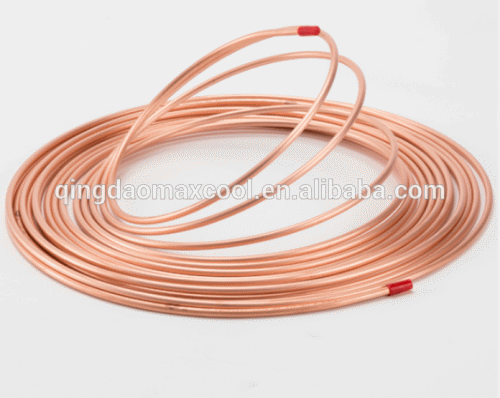 copper clad aluminum tube for air conditioner,Round seamless copper clad aluminum tube