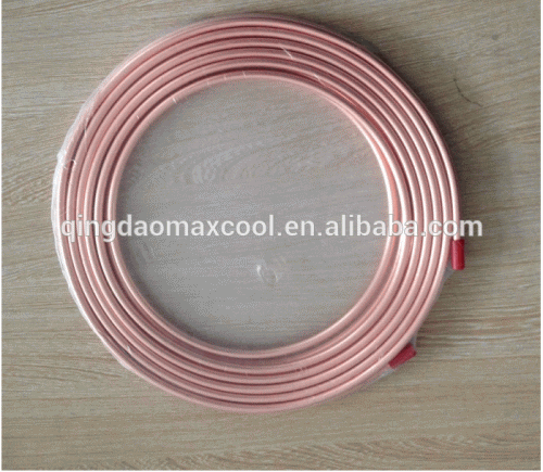 copper clad aluminum tube for air conditioner,Round seamless copper clad aluminum tube