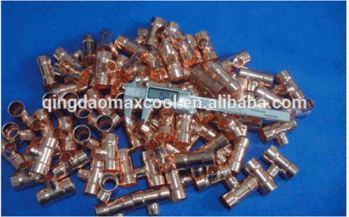 copper fittings, copper Tee