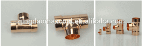 copper fittings, copper Tee