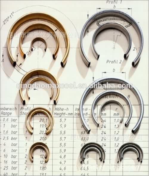 brass Bourdon Tube used for making pressure gauge