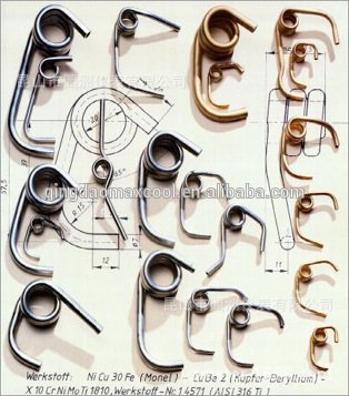 brass Bourdon Tube used for making pressure gauge