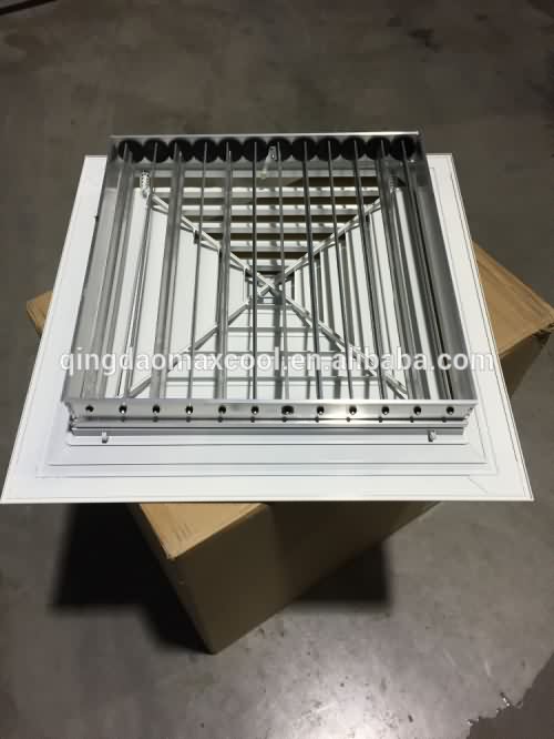 HVAC air conditioning 4-WAY SQUARE CEILING AIR DIFFUSER with Different Size