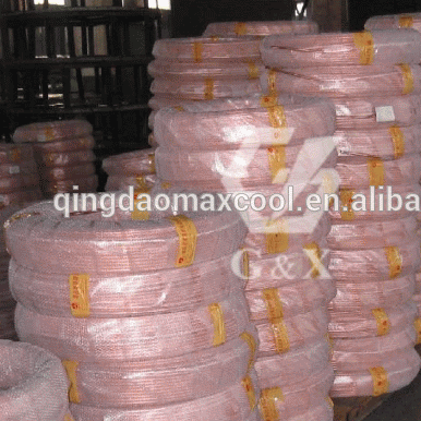 double wall copper coated steel tube for refrigerator,freezer evaporator,condenser