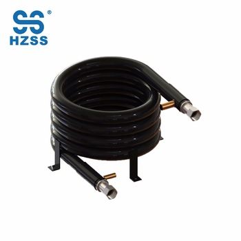 <font color='red'>Round</font> <font color='red'>single</font> system titanium <font color='red'>stainless</font> <font color='red'>steel</font> corrugated tube in tube coaxial heat pump heat