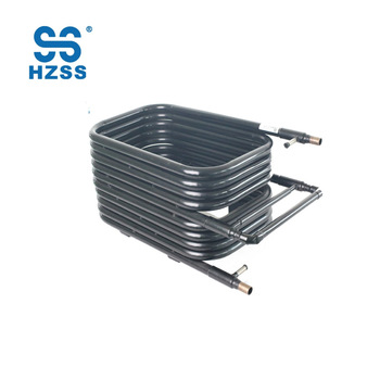 High efficiency double nickel white copper tube pipe in pipe coaxial carbon <font color='red'>dioxide</font> heat pump heat