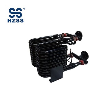 High Efficiency Double Systems Double Pipe Tube Coaxial Coil Heat Exchanger