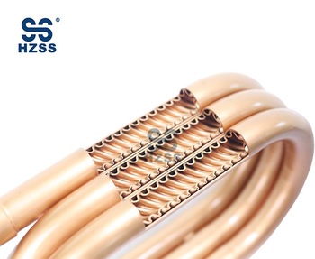 <font color='red'>Double</font> <font color='red'>wall</font> coaxial coils heat exchanger spirally <font color='red'>corrugated</font> tubes