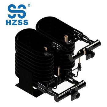 HZSS 24 HP tube in tube copper corrugated tube spiral coaxial heat exchanger heat pump