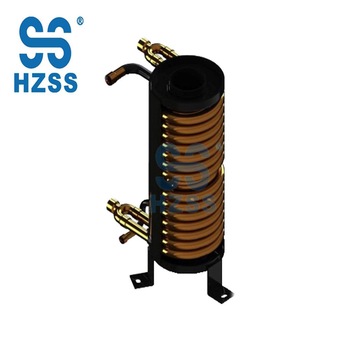 HZSS CE/UL certified coil-in-shell heat exchanger