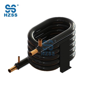 HZSS square copper <font color='red'>tube</font> in <font color='red'>tube</font> <font color='red'>refrigerant</font> water heat exchanger