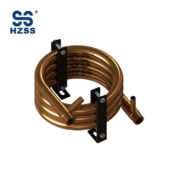<font color='red'>Single</font> system copper <font color='red'>round</font> coaxial <font color='red'>heat</font> <font color='red'>exchanger</font> for CE certification