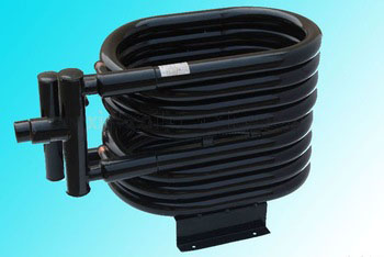 HSZZ brand Industrial titanium copper cupronickel tube in tube coaxial coil heat exchanger for marine AC heat pump