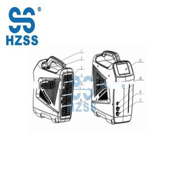 China HZSS high efficiency miniature refrigeration portable automatic pulse cold compress system heat exchanger