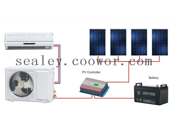 Off-grid DC 48V Solar Air Conditioner