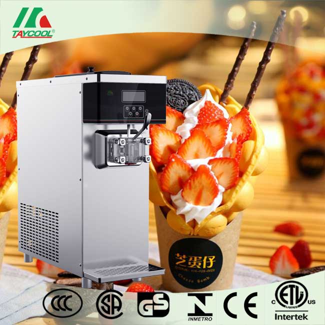 Soft Ice Cream Making Machine Tabletop CE Approved