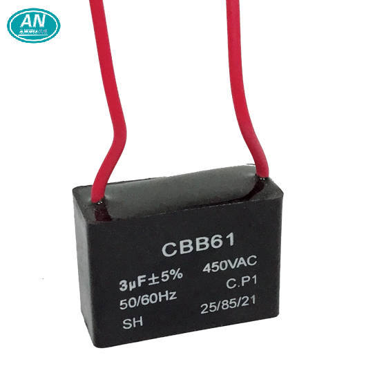 CBB61 3uf 450V fan capacitors SH film capacitor - Coowor.com
