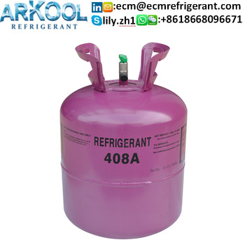 High purity 99.9% mixed refrigerant HCFC r408a (other refrigerant gas hfc r134,r404,r407,r600)