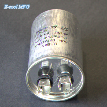 oil filled cbb65 capacitor for aircondition with aluminum case and round type