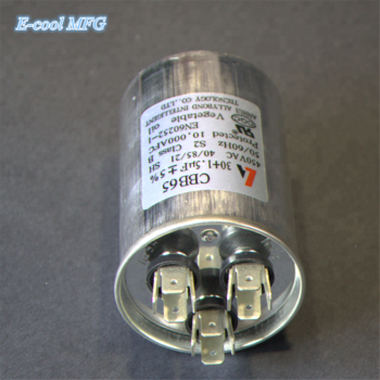 Hot sales refrigeration parts CBB65 air conditioning motor run capacitors